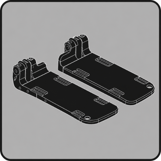 Picture for category 5"W x 11"D Footplates