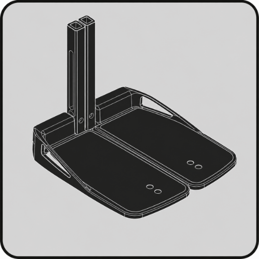 Picture for category 5"W x 12"D Footplate