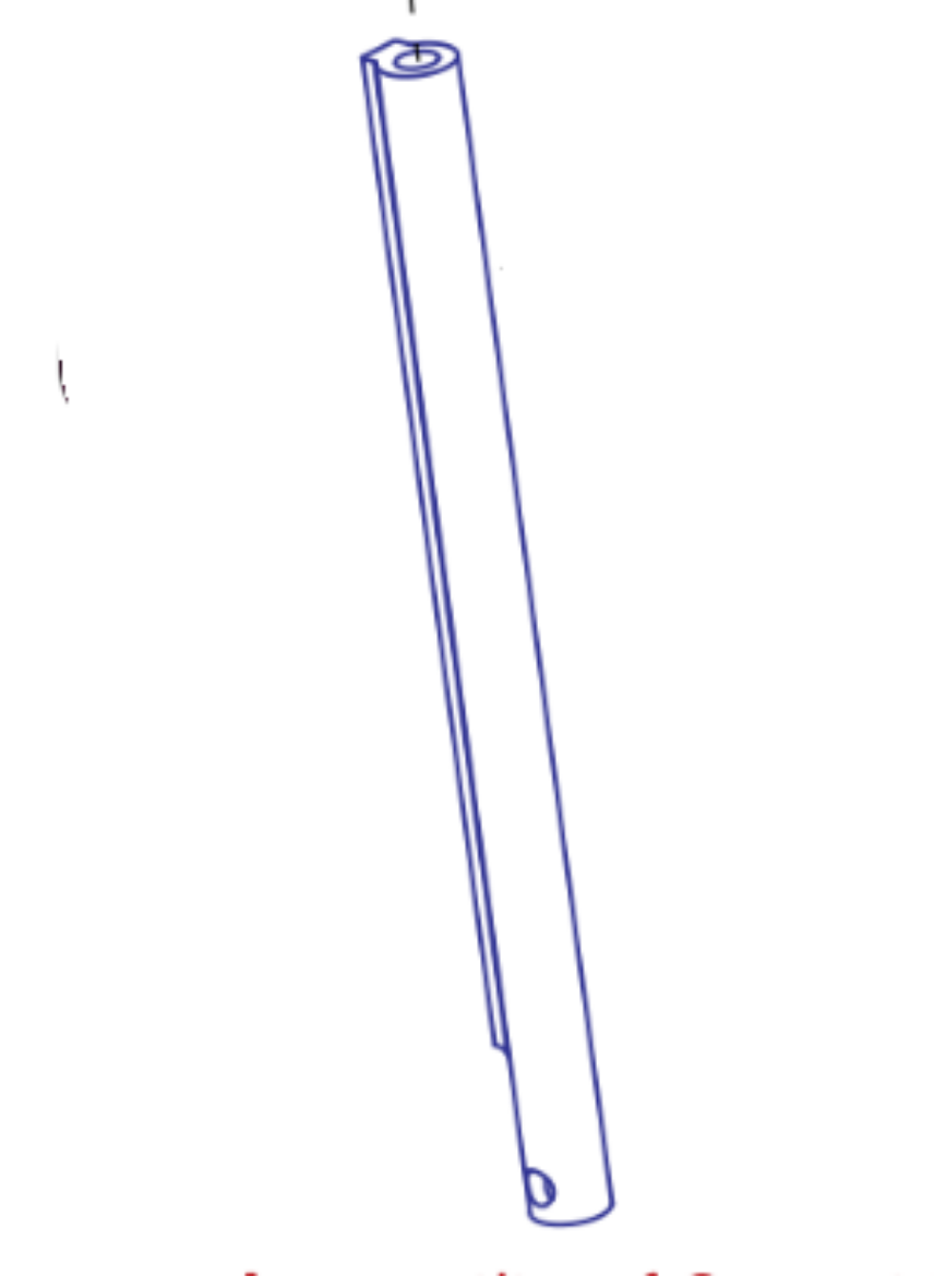 Picture of FOOT DROP BAR, STANDARD, ANGLE ADJUSTABLE(QTY2)