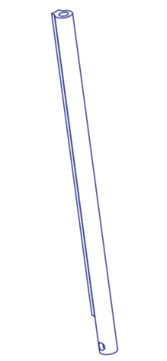 Picture of FOOT DROP BAR, LONG, ANGLE ADJUSTABLE(QTY2)