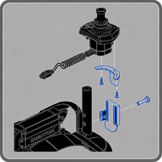 Picture for category QL3 Attendant Control TB4 Power Recline/Static Mounting