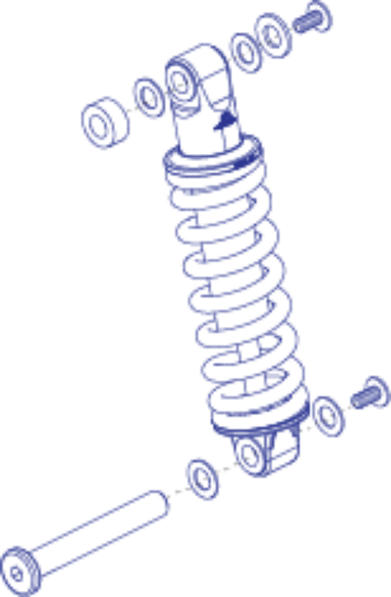 Picture of QA1 COIL-OVER II ASSY 500LB/IN 225LB PRELOAD