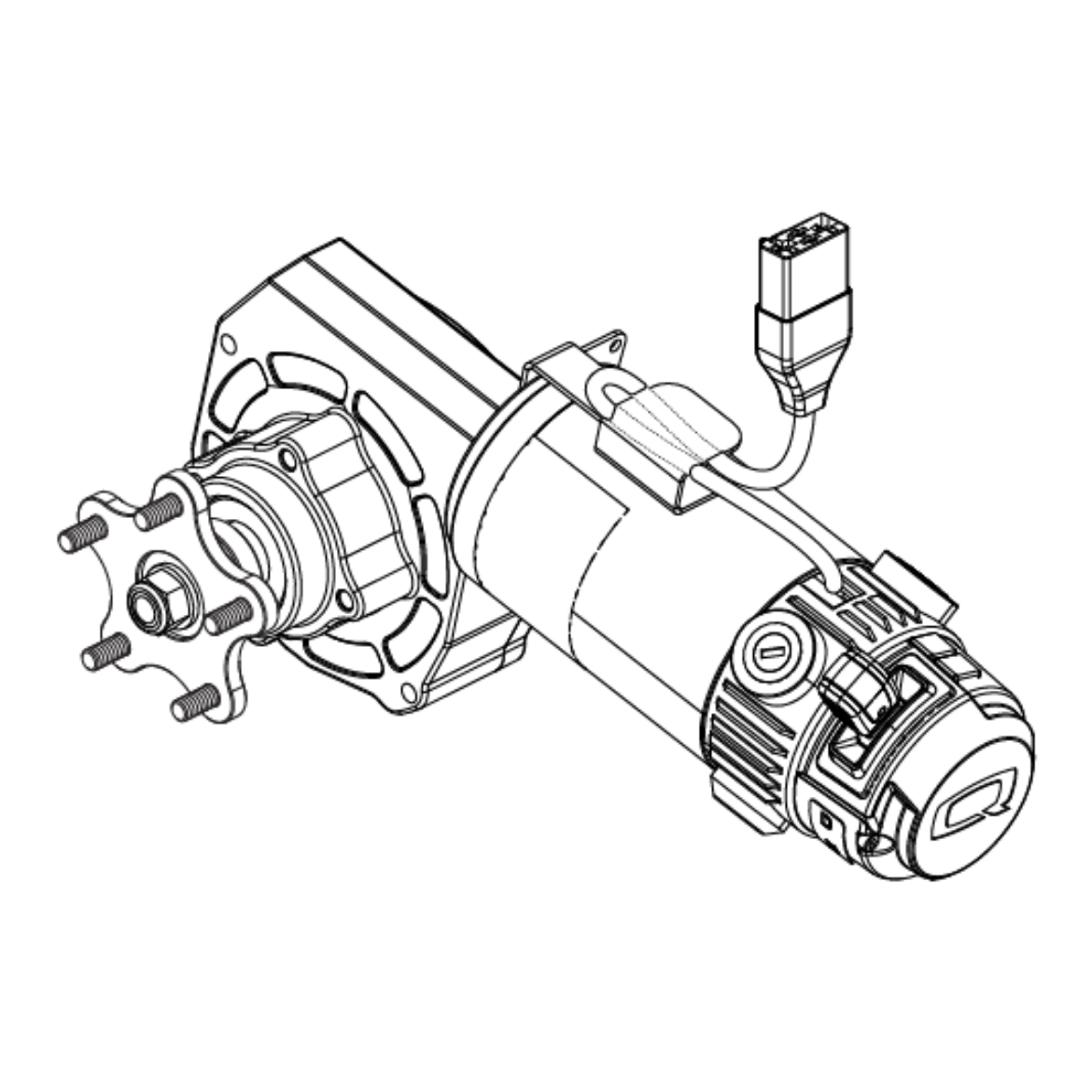 Picture of 4 POLE, FWD W/ 5 SPOKE HUB, 4 FRONT 2 HD - LEFT