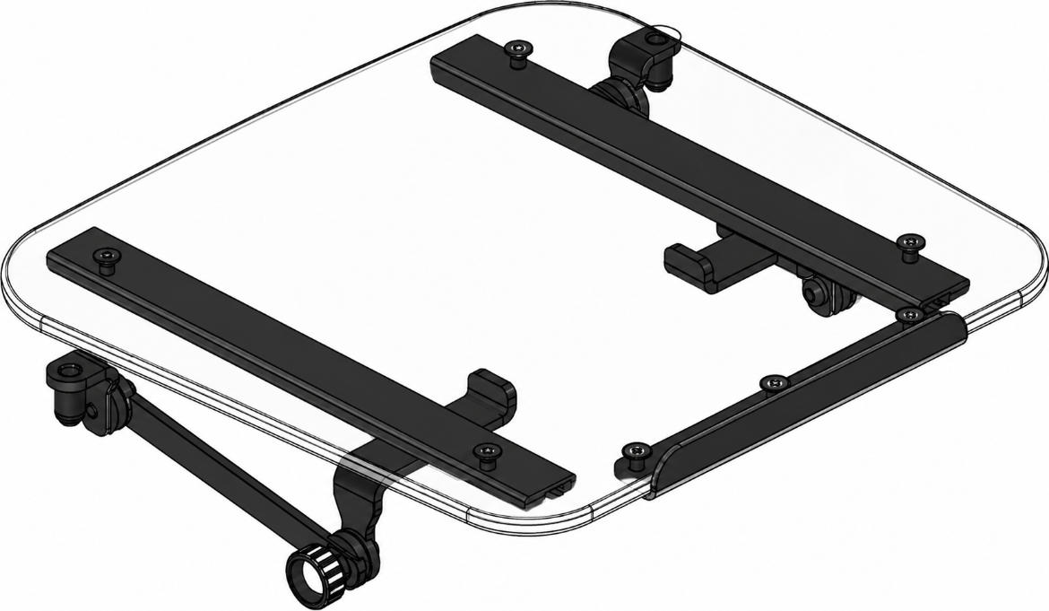 Picture of LAP TRAY ASSEMBLY, 17W, CLEAR