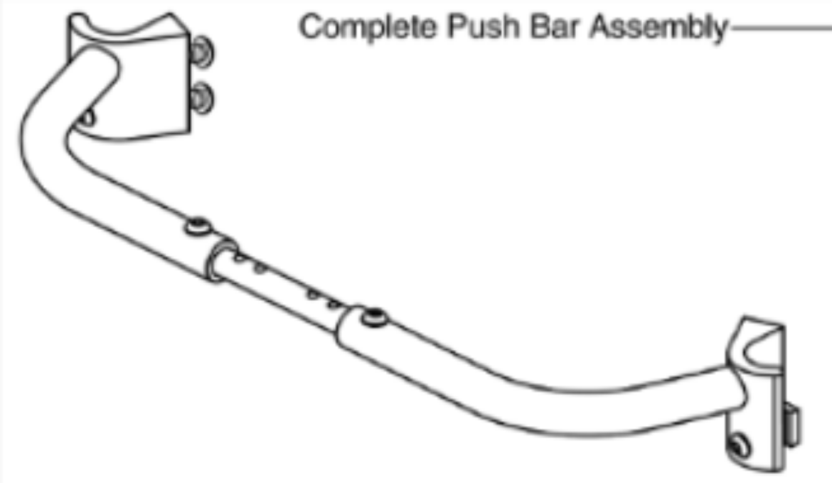 Picture of PUSH BAR,ASSY,16"W-20"W,TRU-BALANCE
