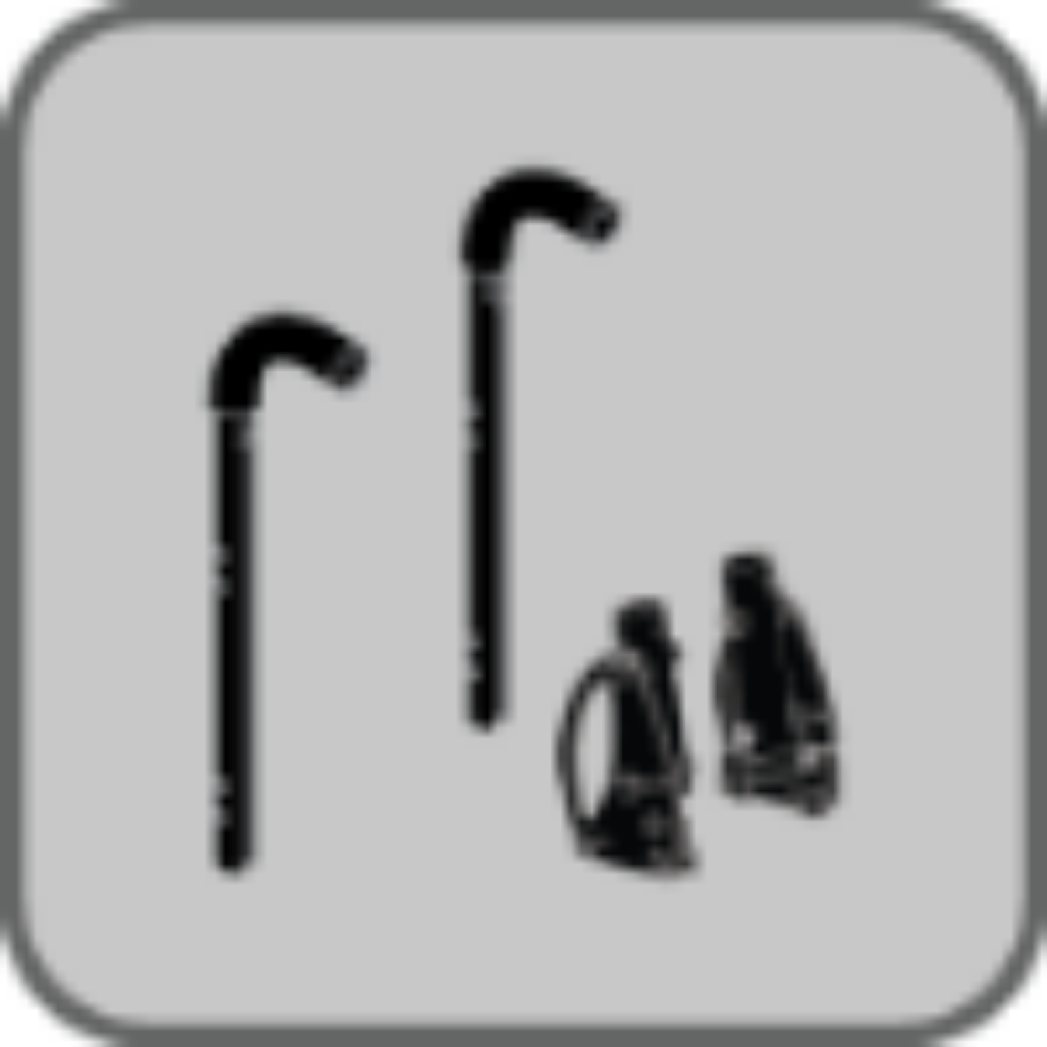 Picture of 24" Tall, 20"-24" Wide Back Cane Assembly