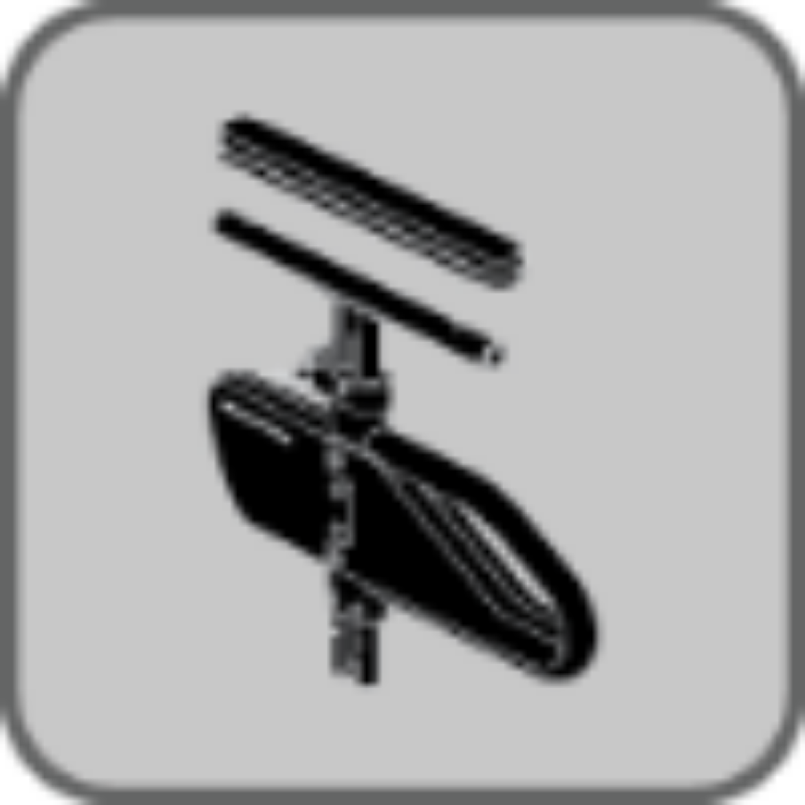 Picture of Single Post Height Adjustable Armrest - 14" Full Length Armpad