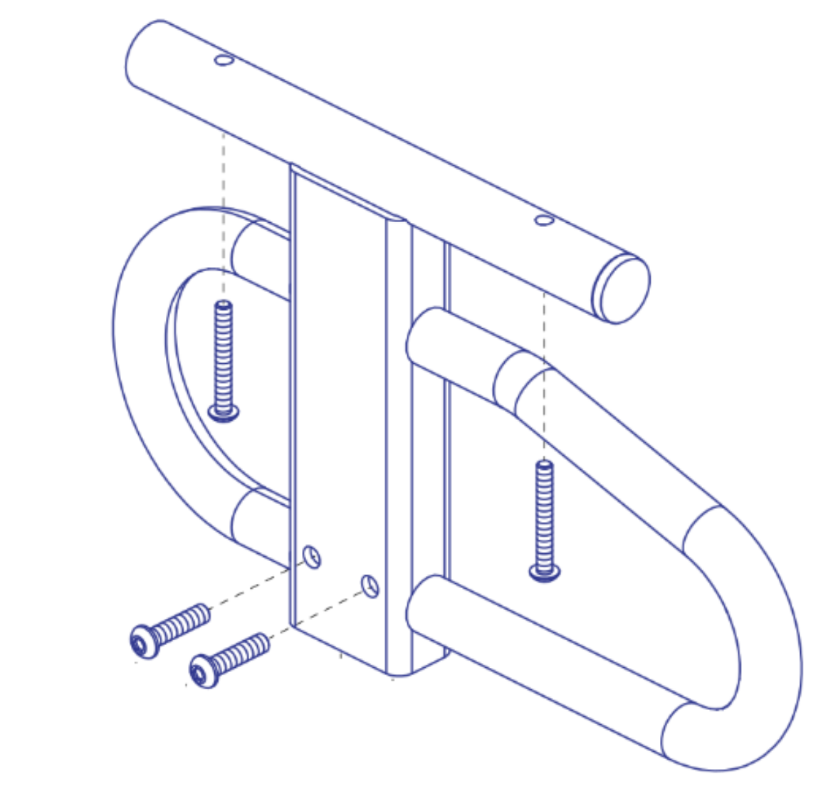 Picture of ARMREST WELDMENT STEEL DESK LENGTH HD REMOVABLE(QTY2)