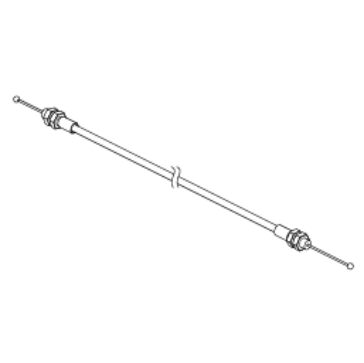 Picture of ILEVEL SUSPENSION LOCKOUT CABLE ASSEMBLY, STRAIGHT713 CABLE LENGTH, 114 STROKE - 2 Per Chair