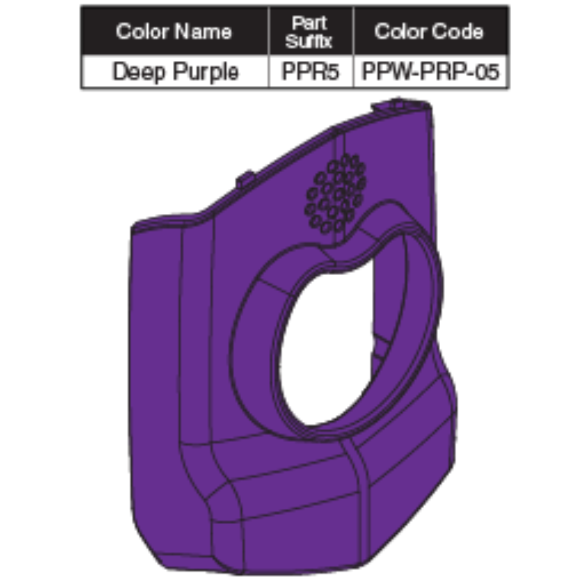 Picture of ENHANCE DISPLAY DEEP PURPLE SHROUD