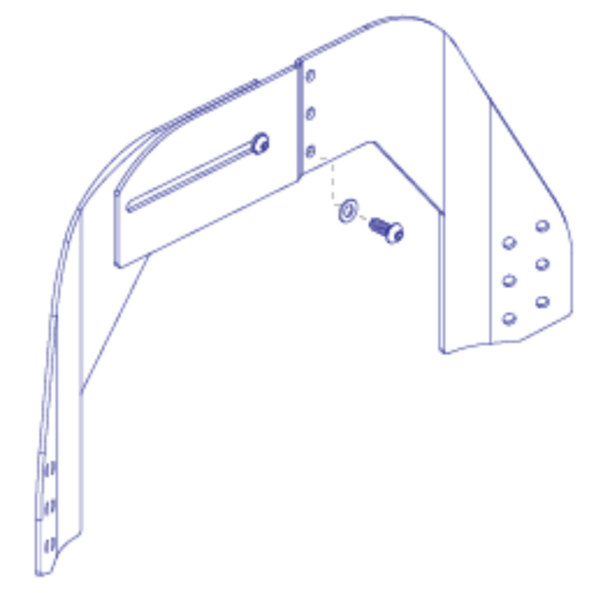 Picture of SEATBACK,ASSY,HEIGHTEXTENSION,16"W-20"W,W/HARDWARE