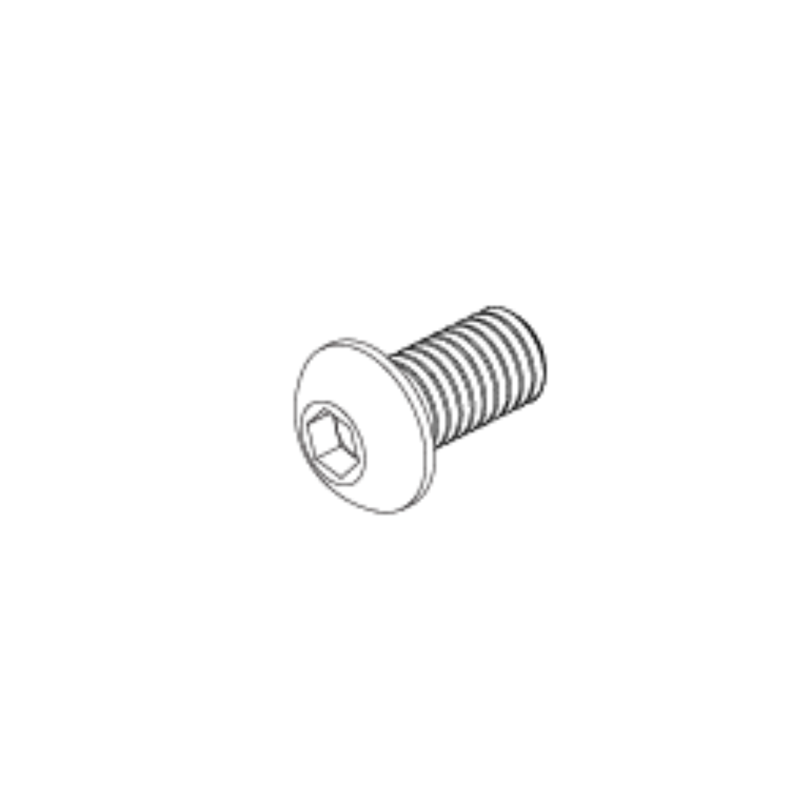 Picture of SCREW-BHSCS,BLACK ZINC BRADE 8 W/NYLON PATCH