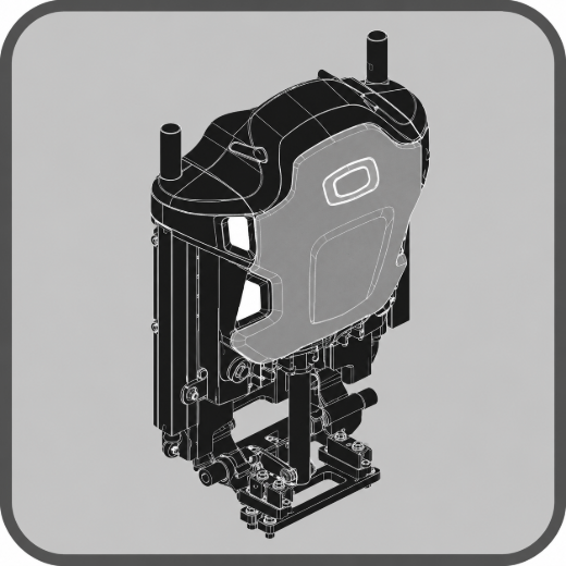 Picture for category TB4 Static Back W/ Flip Forward Quick Release - Full Assembly - TILT ONLY