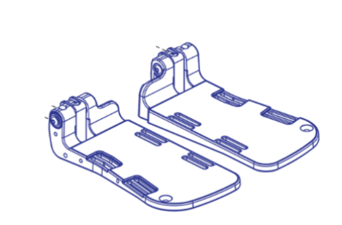 Picture of Pediatric Extension Footplate Selection